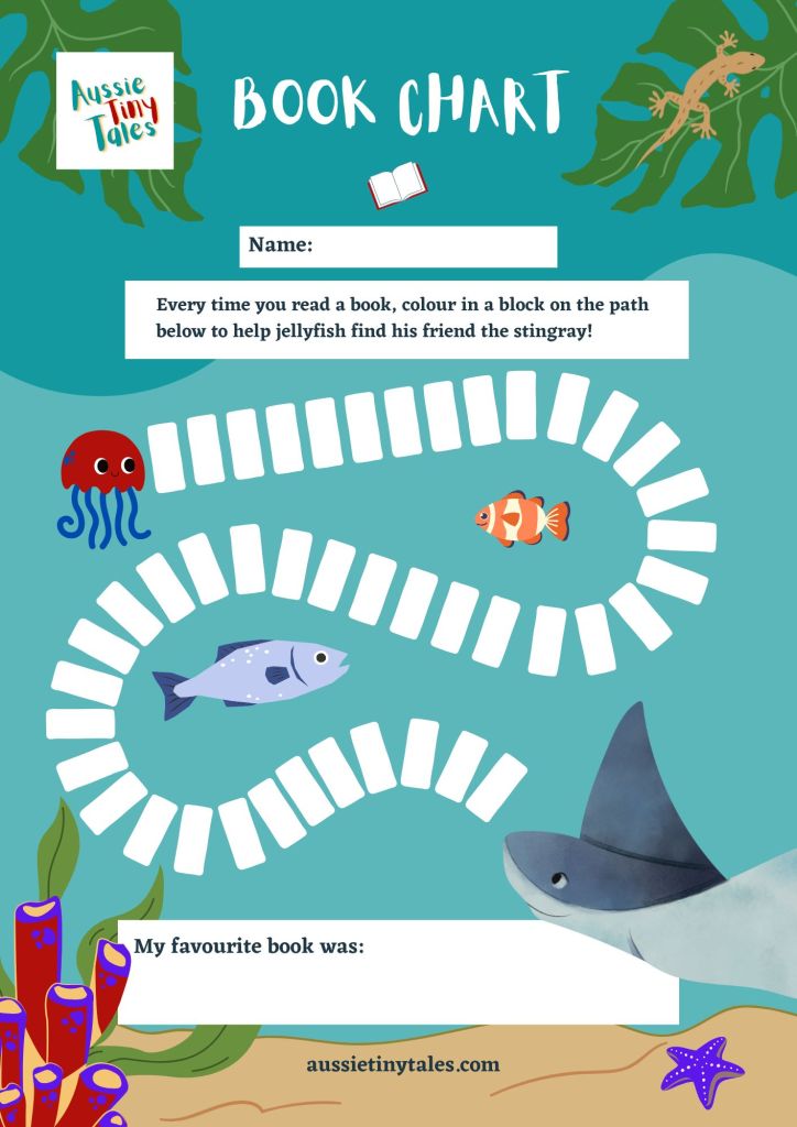 Aussie Tiny Tales free book chart download